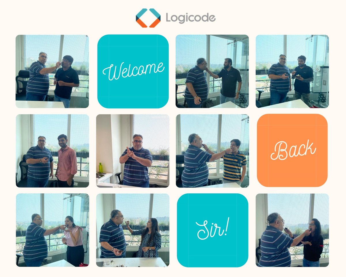 LogicodeInc's tweet photo. Small cheer and great welcome makes a merry feast. – William Shakespeare

We can't keep calm as we are excited🙌 to welcome our sir back to India! This is great news for us, as this place hasn’t been the same without him. ✨

Welcome Back, Sir. Jaydeep Sir 🎉

#welcomeback https://t.co/oGutjbNbsN