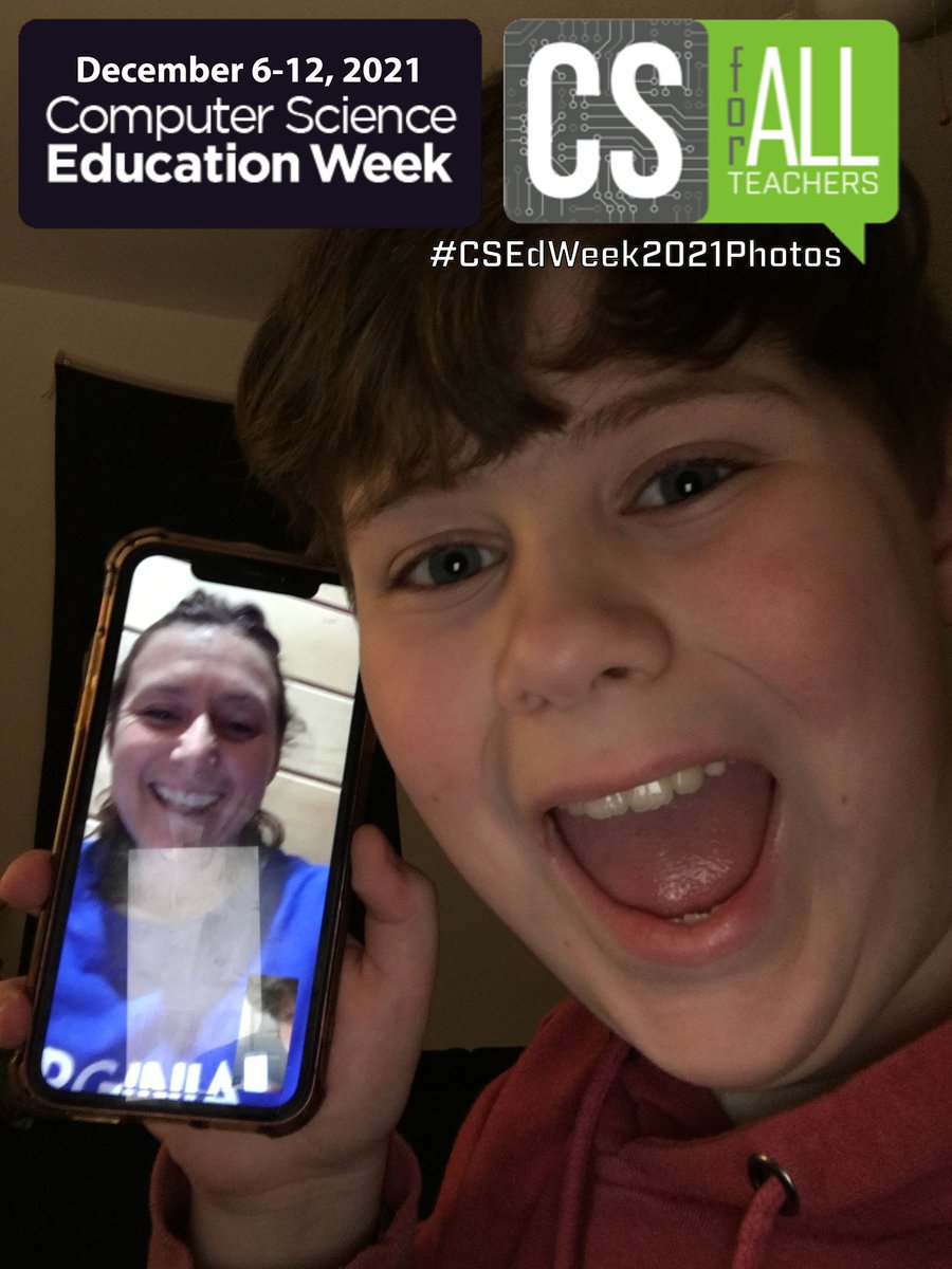 CSforAllTchrs's tweet image. It&apos;s Fri-yay! 

And there&apos;s still time 🥳. Share pictures of your PreK-12 students engaging in #CS activities all this week using #CSEdWeek2021Photos and you could win a prize! bit.ly/30zWeqF