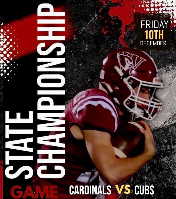 LafourcheGov's tweet photo. WE BELIEVE in the E.D. White Cardinals as they compete for the State championship tonight. Good luck to all the players and parents! 

Go Cards! #LafourcheProud #LafourcheStrong https://t.co/PnH77KxTlb