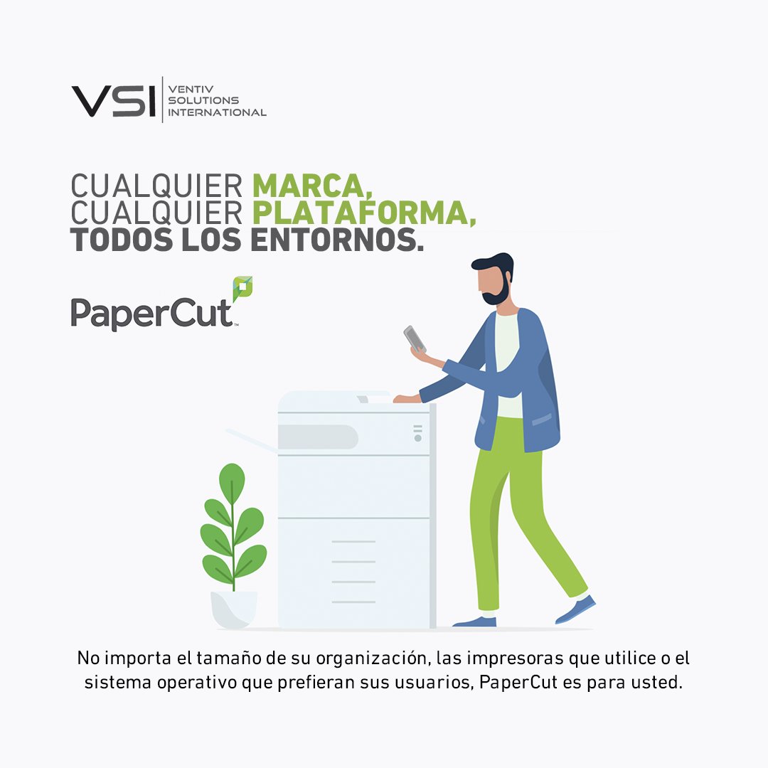 ventivsolutions's tweet photo. ✅👩‍💻 @PaperCutDev 
Software de gestión de impresión que está ayudando a cientos de millones de personas en todo el mundo a minimizar el desperdicio mientras disfrutan de una experiencia de impresión segura y sencilla.

#printsoftware #PrintManagement #ITSolutions #papercutters https://t.co/fZ8FdlUF4I