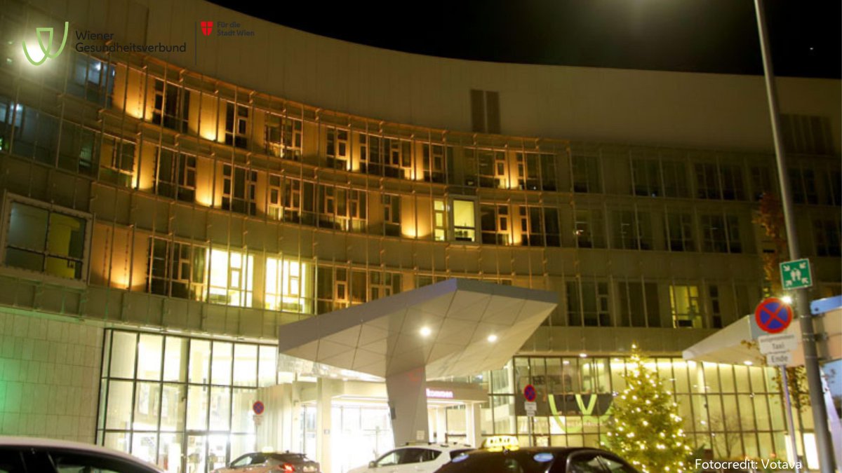 wiengesundheit's tweet photo. 16 Tage lang leuchteten unsere Kliniken orange, um ein Zeichen gegen Gewalt an Frauen zu setzen. In Österreich macht mindestens jede 4. Frau Erfahrungen mit körperlicher oder sexueller Gewalt. Gewaltschutz geht uns alle an! Mehr dazu: https://t.co/NJ8PcxRxm2 #OrangeTheWorld https://t.co/f2XBABkKzA