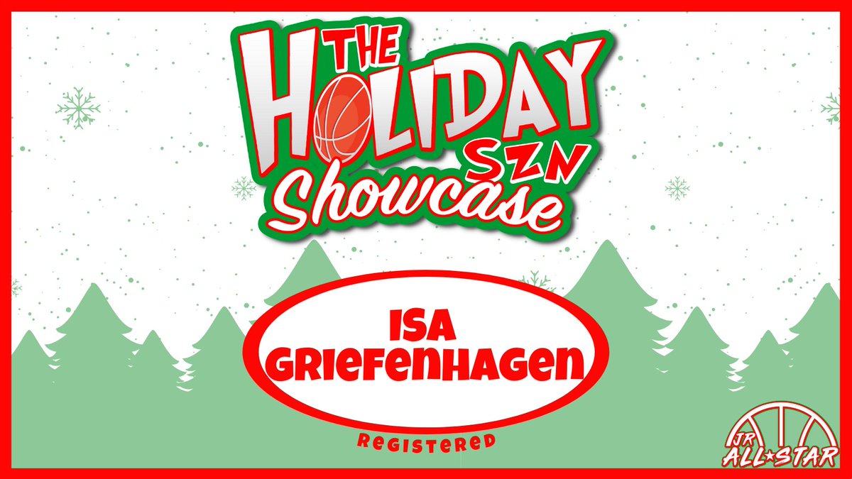 JrAllStarMN's tweet photo. Isa Griefenhagen is registered for the Holiday SZN Showcase!
See you December 30th & 31st @IsaGrief ! 👀
Get registered today! 👇
https://t.co/IXf9mqH8h6 https://t.co/ftANvJwc3o