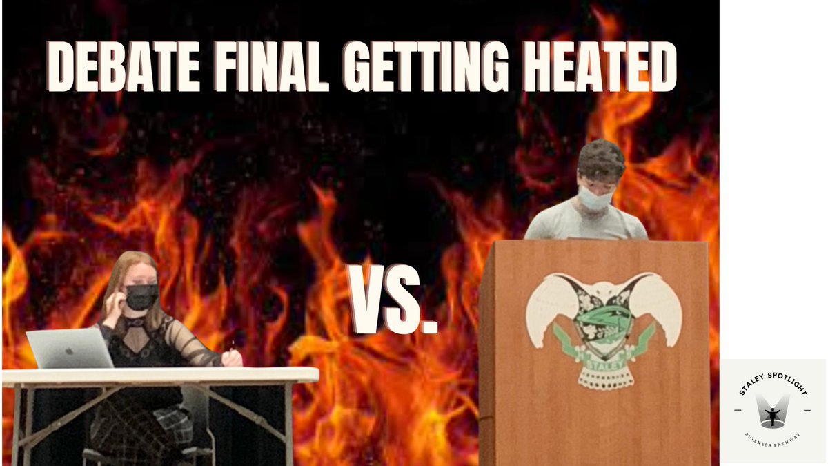 Cameron Cooper representing the Freshman at our Finals in our in class LD debate! <a href="/shsfalcons/">Staley High School</a> <a href="/StaleyDebate/">Staley Speech & Debate</a> #studentspotlight