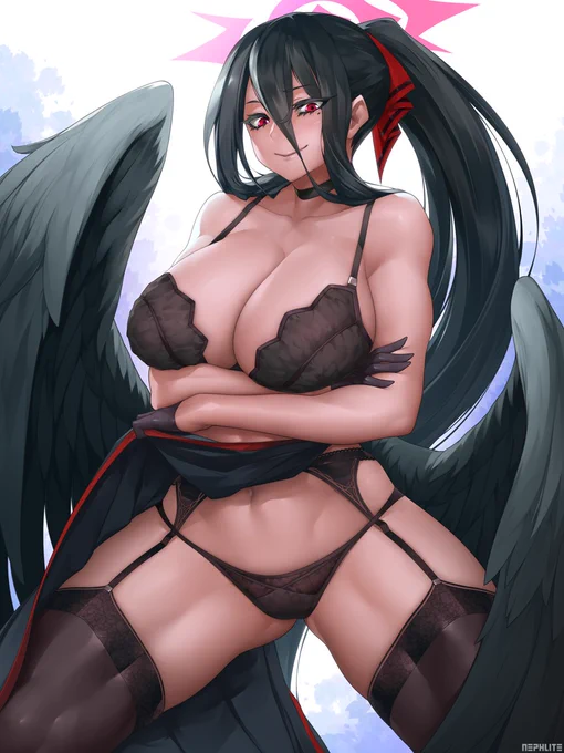 She doesn't need to nude
Hanekawa Hasumi #BlueArchive #ブルアカ 