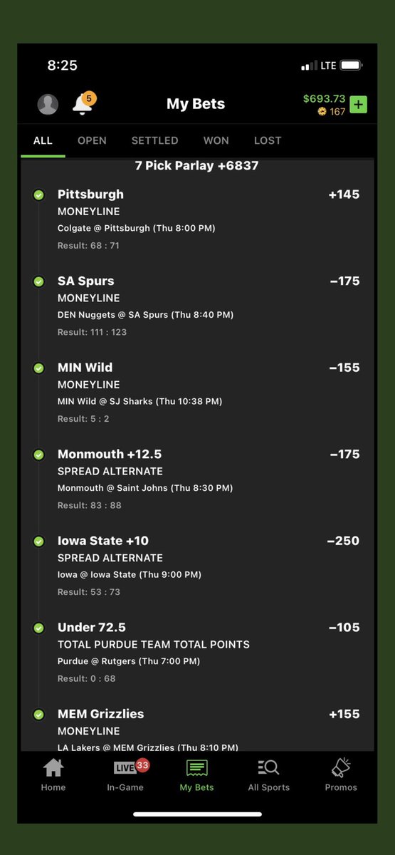YINZwinALOT's tweet photo. 💰💰💰 CASHED 💰💰💰 Picks coming from the YWA daily card helped a teammate SMACK this 7 leg last night‼️‼️ Don’t sleep, VIP coming soon 🤫🤐 https://t.co/8hLrjlhx41