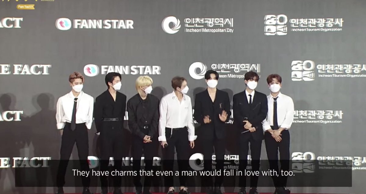 littlestarskz's tweet photo. remember when the mc said this about stray kids 😭 https://t.co/abRTEDcO1o