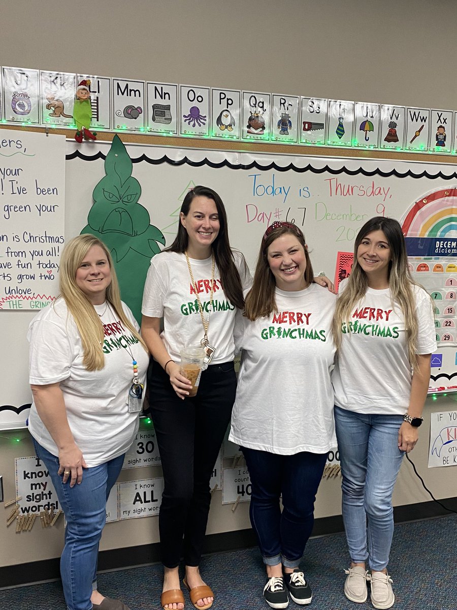 Jeri Deyoe (@jdeyoe3) on Twitter photo The Grinch can’t steal JOY from these AWESOME kinder teachers <a href="/MRobinsonElem/">M. Robinson Elementary</a>! Grinch Day Fun! <a href="/BlairMaranuk/">Blair Maranuk</a> <a href="/Jennie_Poteet/">Mrs. Poteet</a> <a href="/teacherstrong11/">Rachel Edmonds</a> The Grinch can’t steal JOY from these AWESOME kinder teachers <a href="/MRobinsonElem/">M. Robinson Elementary</a>! Grinch Day Fun! <a href="/BlairMaranuk/">Blair Maranuk</a> <a href="/Jennie_Poteet/">Mrs. Poteet</a> <a href="/teacherstrong11/">Rachel Edmonds</a>