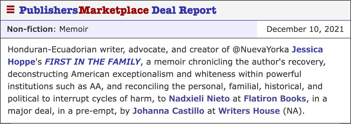 NadxiNieto's tweet photo. Every once in a while you come across a book that you know you truly need, that your family needs, that your community needs. That feels like good medicine. Could not be more thrilled to be bringing @soynuevayorka ’s FIRST IN THE FAMILY to readers. 
@Flatironbooks @jcastillobooks https://t.co/5F27Nv4L38