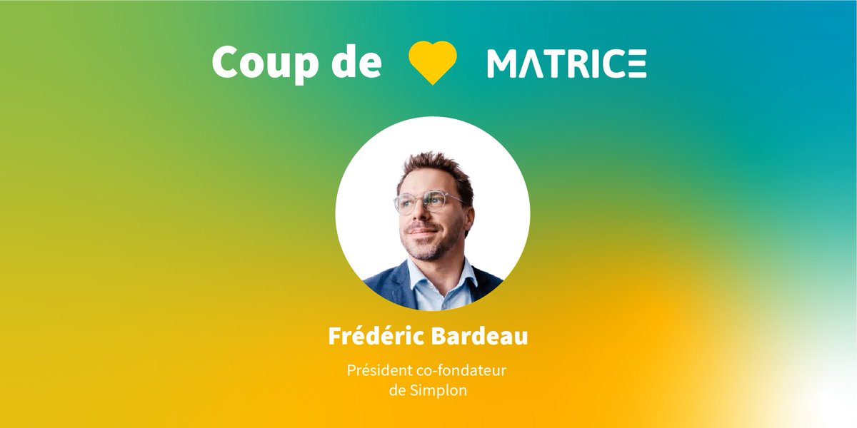 Matrice_io's tweet photo. Le #FollowFriday de ce weekend est consacré au #ChangeMaker @fbardeau. Passionné de numérique, il sensibilise les acteurs de l'#ESS à la #TransformationDigitale. Il sera présent le 16/12 à Matrice pour débattre de l'impact du numérique sur l'#environnement et la #Societe https://t.co/qvcFLxd7uR