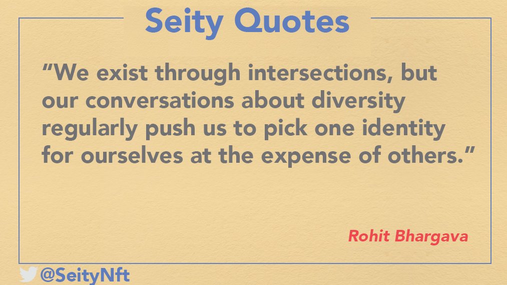 SeityNft's tweet photo. So true.. particularly in mainstream media and the corporate world. 
#Seity #NFT #Solana #NFTCommunity #SolanaNFT #identity @SolNFTs https://t.co/yLbA3xALXs