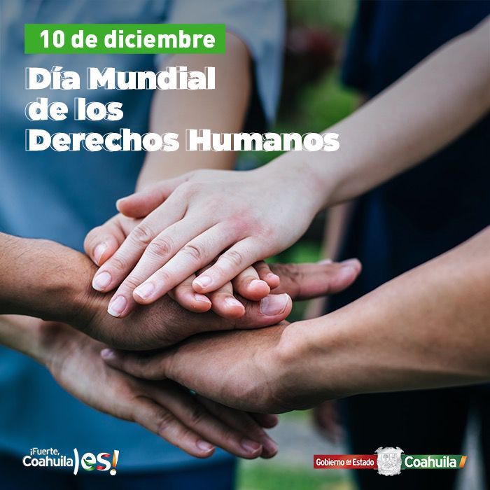 GobDeCoahuila's tweet photo. Hoy conmemoramos el #DiaMundialDeLosDerechosHumanos 
En #Coahuila trabajamos todos los días para promover y garantizar el respeto a los #DerechosHumanos con programas e instituciones comprometidas con los coahuilenses.
#FuerteCoahuilaEs https://t.co/YGfDLuH9VC