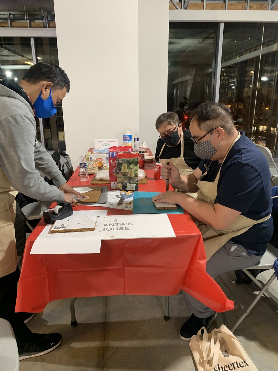 thegesinc's tweet photo. GES had a great time building Santa’s house before the holidays in the annual Gingertown DC event hosted by David M. Schwarz Architects. All of the money raised for the event goes toward DC Charities.  Stop by 1050 17th Street NW, Washington, DC to check out the whole town! https://t.co/HBj7Zdyd2D