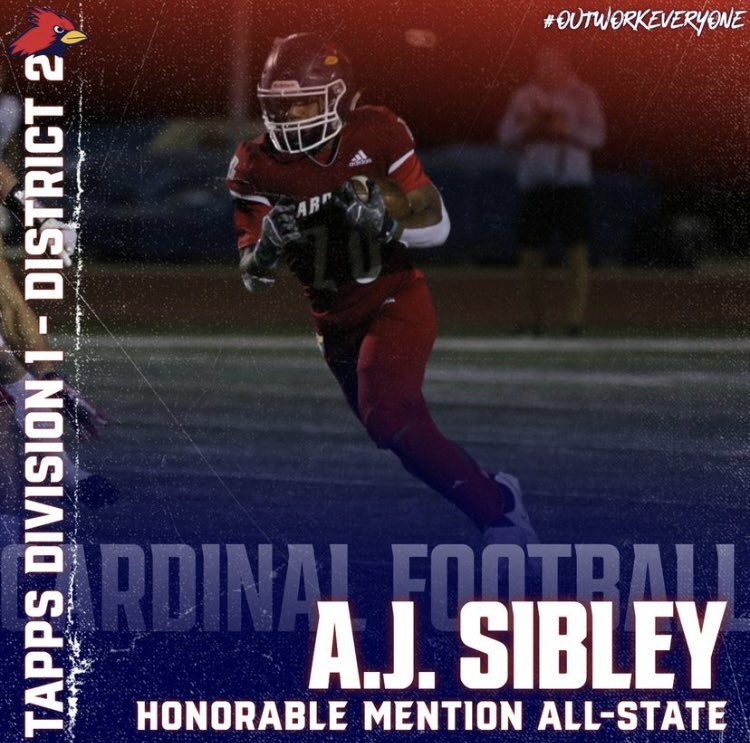 aj_sibley's tweet photo. I would like to Thank all my coaches for believing in me and trusting me to do my job @MarioEdwardsFSU @JPIIHSPLANO and all the coaches that voted for me. It shows that all my hard work and dedication is paying off to receive these awards. https://t.co/5CFQXlfzAi