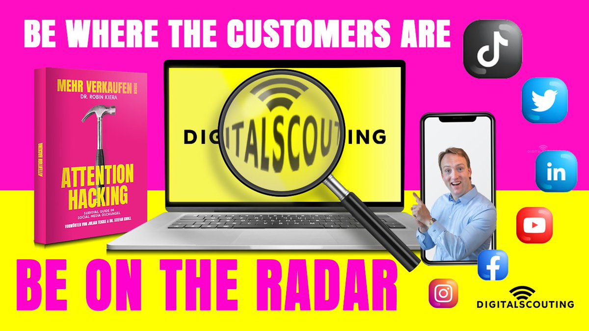stratorob's tweet photo. Be where the customers are. Propel you brand forward with my new book, “Attention Hacking - A Survival Guide for Insurers in the Social Media Jungle”.
 
Link: https://t.co/3Q8LxRjVau
 
CC: @mvollmer1 @AkwyZ @businesson_line @insurtechtalk
 
#attentionhacking #Digitalscouting https://t.co/Os7itXmRuO