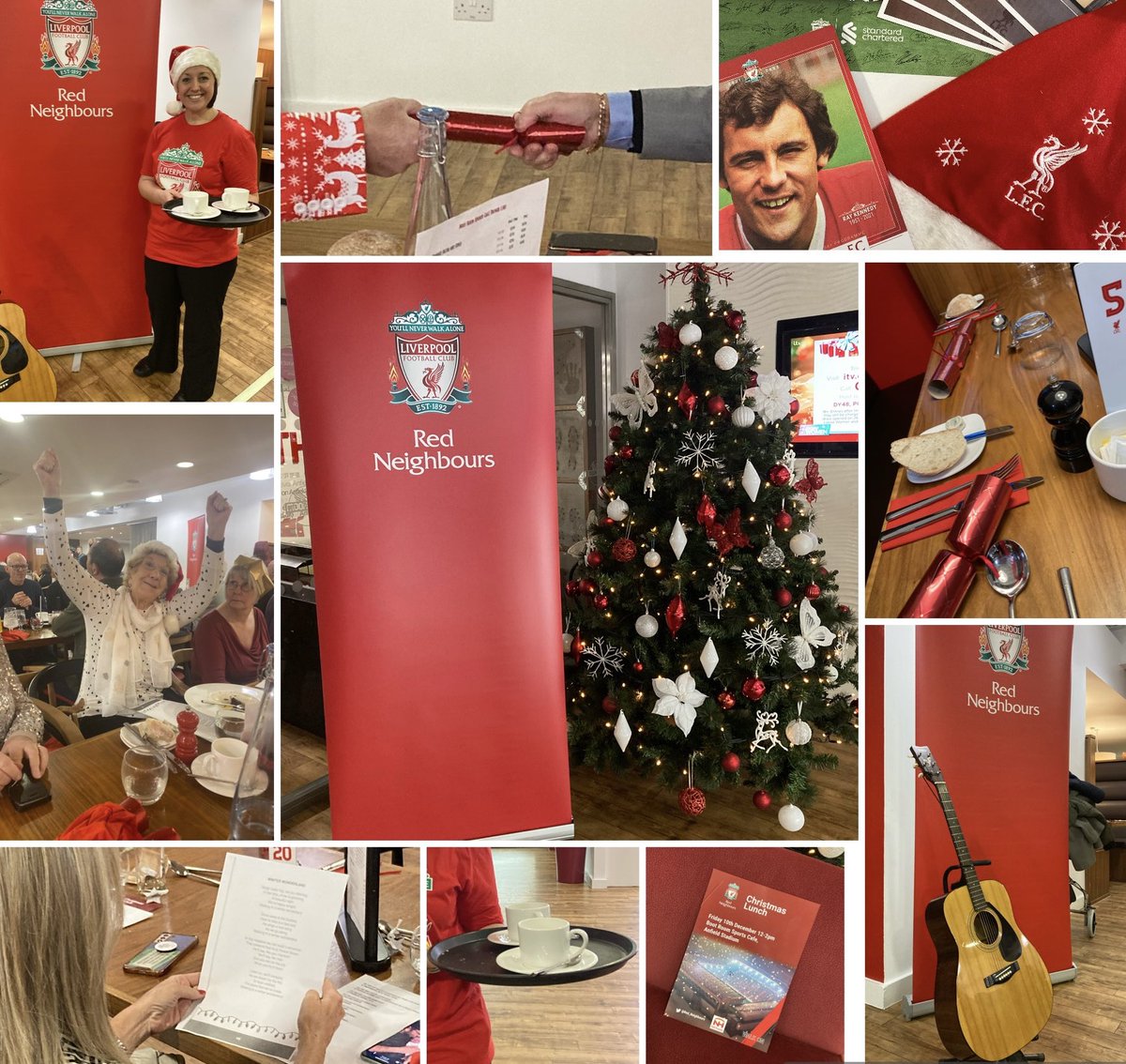 On the week of Christmas lunches Red Neighbours gave to me..

🔴 20 dances danced in

🔴 30 volunteers 

🔴 40 songs we sang

🔴 600 meals where eaten

🔴 800 warm drinks drank

🔴 2000 gifts where gifted

🔴 Countless faces smiling

🎶5 days of joy🎶

Thank you for joining us♥️