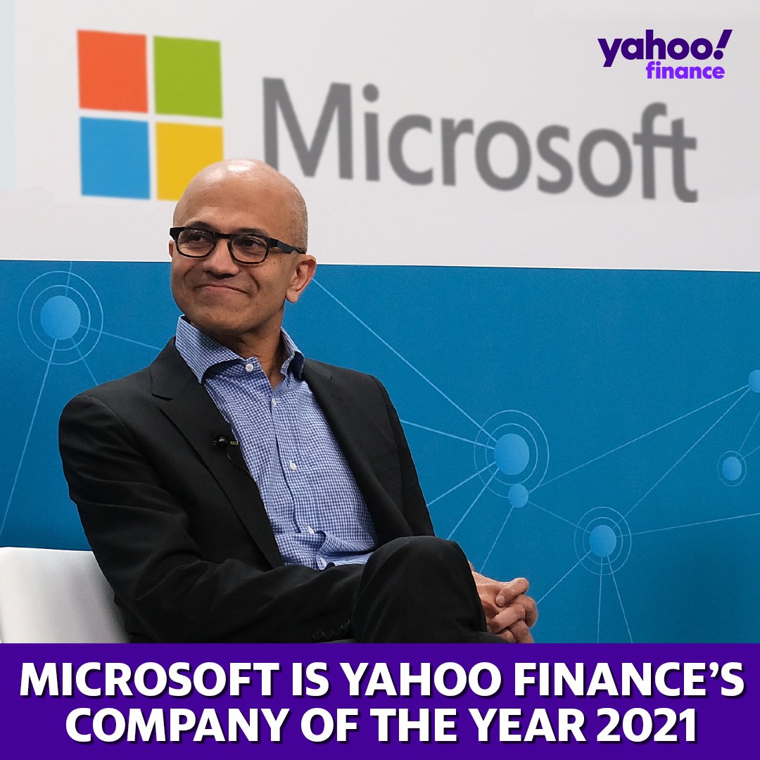Microsoft is Yahoo Finance’s Company of the Year 2021