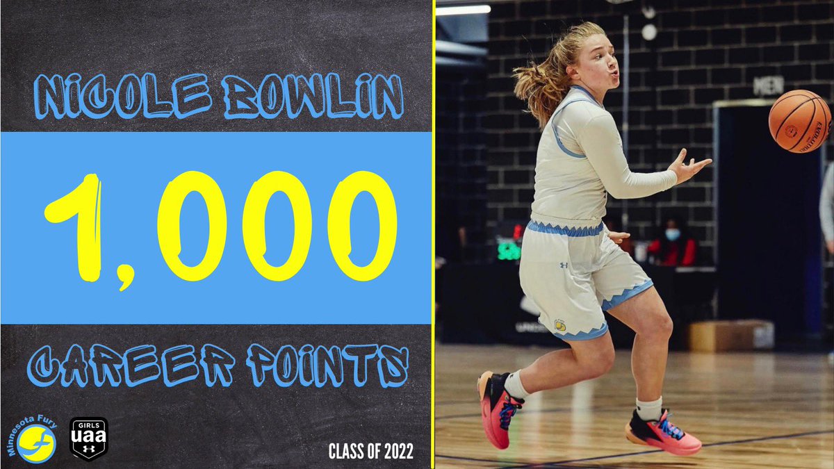 Minnesota Fury AAU (@minnesotafury) on Twitter photo Huge congrats to <a href="/nicole_bowlin12/">Nicole Bowlin</a> on her 1,000 career points! Colorado Christian is getting an outstanding point guard who can run a team and score the ball! #FuryFam ππ Huge congrats to <a href="/nicole_bowlin12/">Nicole Bowlin</a> on her 1,000 career points! Colorado Christian is getting an outstanding point guard who can run a team and score the ball! #FuryFam ππ