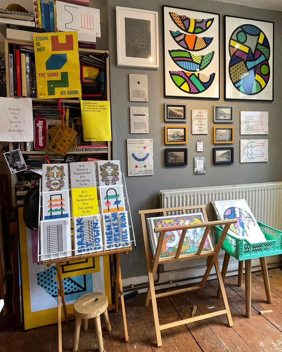Studio ready for this weekends open studios. Some new things that will not be available until the new year online.