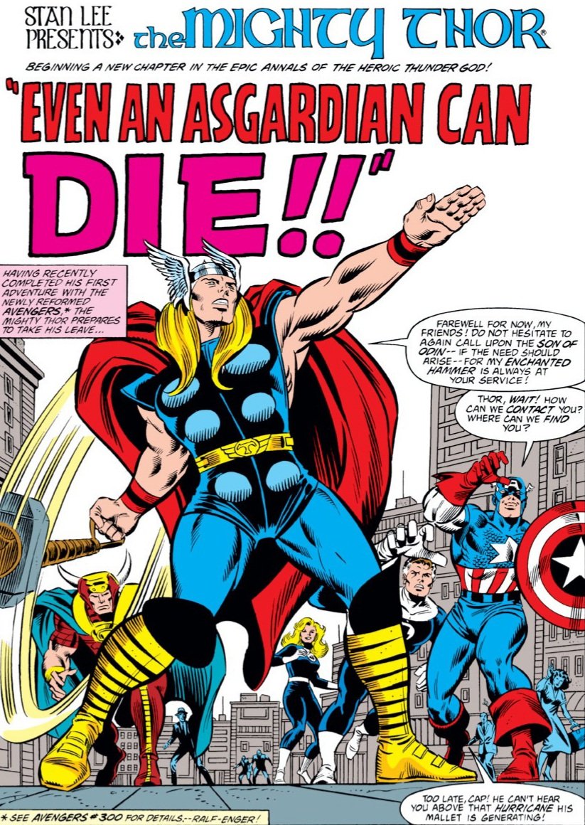 HFoh's tweet photo. Even An Asgardian Can Die!
The Mighty Thor # 402 by Tom DeFalco, Ron Frenz, Joe Sinnott & Max Scheele.
#ronfrenz #joesinnott #maxscheele #tomdefalco #themightythor #theavengers #marvelcomics #comicbookbroadcaster #thecosmiccomicbookbroadcast #comicbooks #splashpages https://t.co/PjDqzKQgmd