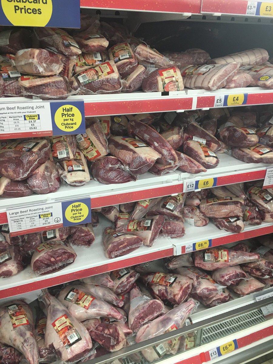 robdvet's tweet image. Shopping @Tesco Horsham: roasting joints Christmas offers: almost 100% imported meats: no offence to other countries producers but do we really need so much? Especially Danish/Dutch/German pork when UK pig farmers on their knees? @NFUtweets #BiteIntoBritish #backbritishfarming