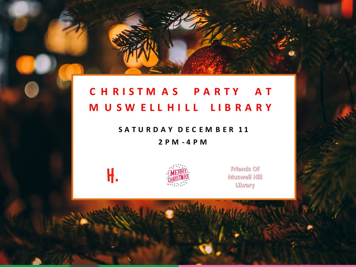 See you tomorrow at our #MuswellHill Library Christmas Party🤗🎄 - We'll have refreshments, great live performances; festive poems, professional musicians Verónica &amp; Jérôme will delight us with Christmas carols and much more! <a href="/haringeylibrary/">Haringey Libraries</a> <a href="/LDNLibraries/">London Libraries</a> <a href="/haringeycouncil/">Haringey Council</a>