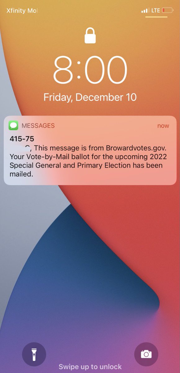 Want to receive text message notifications on the status of your ballot? Just visit bit.ly/3pNP4aA and sign up today! One more way to guarantee your ballot is received on time. #BrowardVotes #BrowardElections #BallotTrax