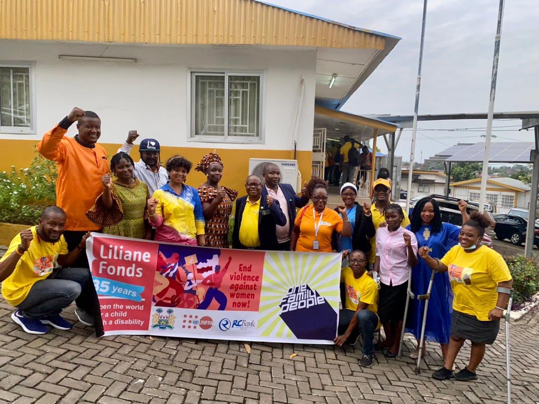 UNFPASierraleon's tweet photo. Today, on the final day of the #16Days of Activism Against Gender Based Violence and Human Rights Day, we reaffirm our commitment to protecting and empowering women and girls including those with disabilities! https://t.co/UQEodXgctJ