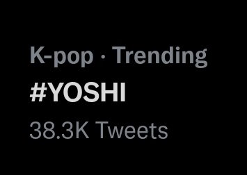 yoshinoriglobal's tweet photo. Yoshi's currently trending in Ph with over 38.3k tweets. 🔥 Pls keep on using his tags in all your Yoshi-related tweets. 

Thank you! 🧡

#트레저요시 #요시 #YOSHI @treasuremembers https://t.co/4Z58CQ0JdY