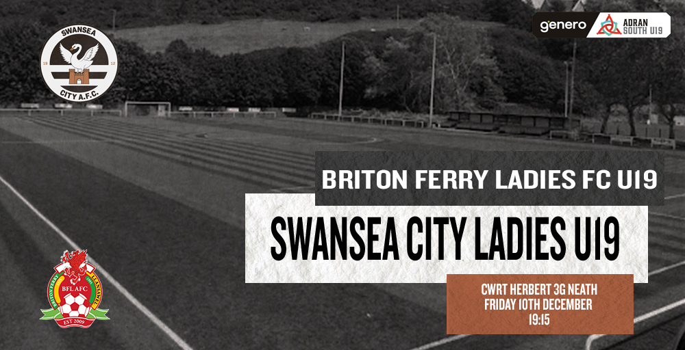 SwansWomen's tweet photo. IT'S MATCHDAY! 🙌

🆚 @BFLLAFC U19's
🕖 19:15
🏆 @AdranLeagues U19's
🏟 Cwrt Herbert @NeathSports 

@SwansOfficial https://t.co/XpJELVKPnF