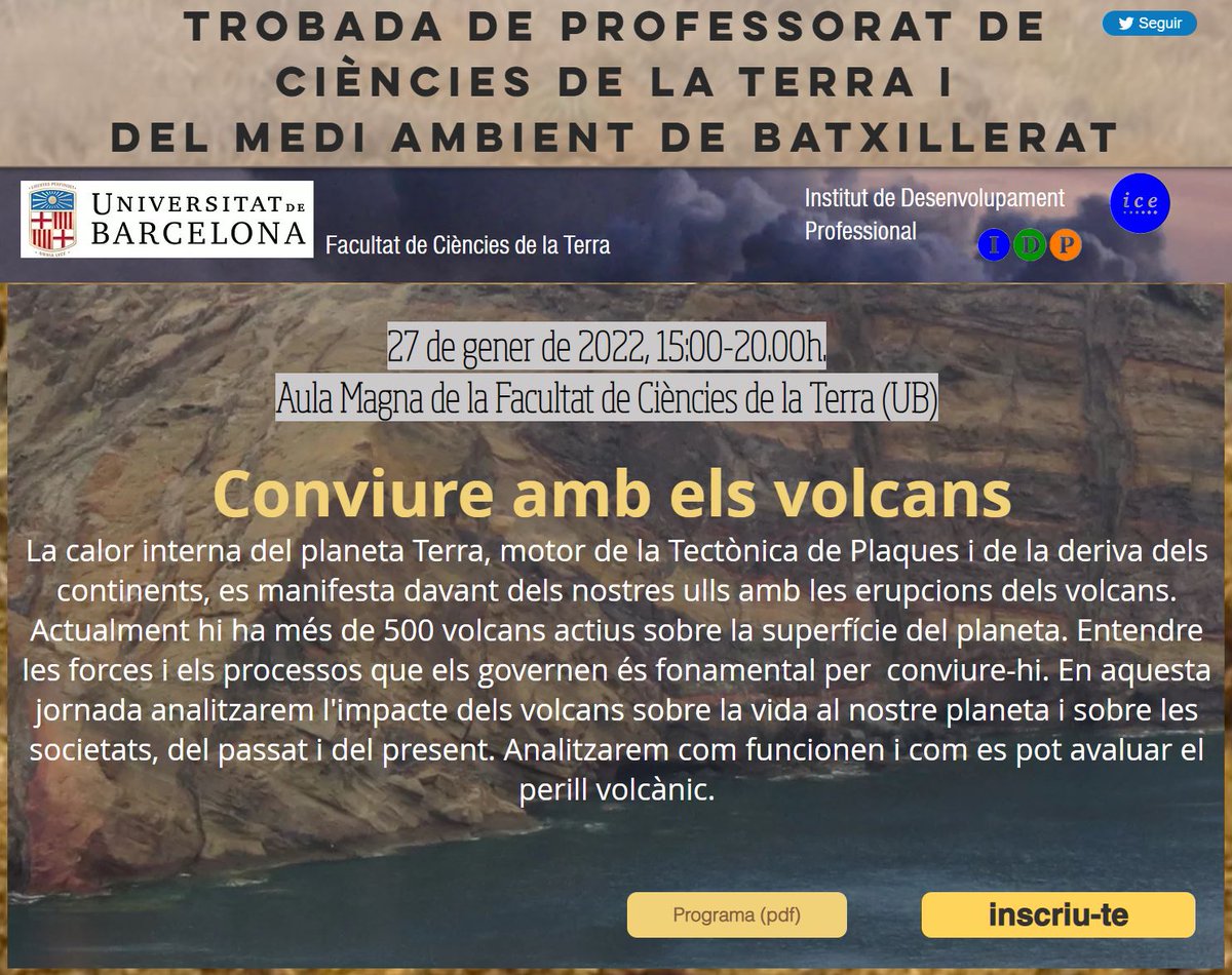 Facultat de Ciències de la Terra tweet media