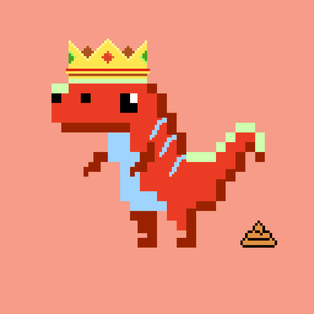 Jurassic Land King!!

#NFT #pixelart #ETH