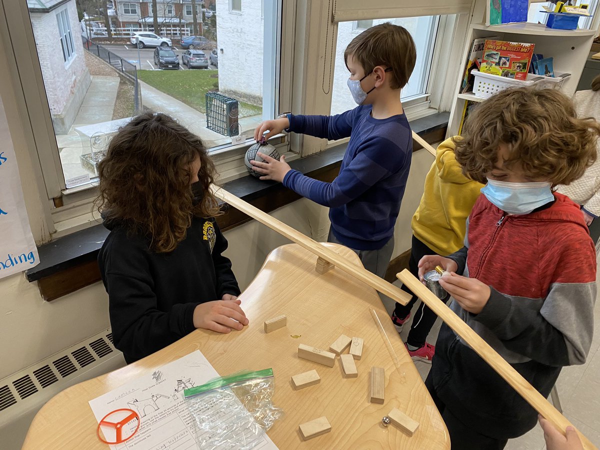 Energy makes things happen! Kicking off our new science unit by experimenting with Rube Goldberg machines.