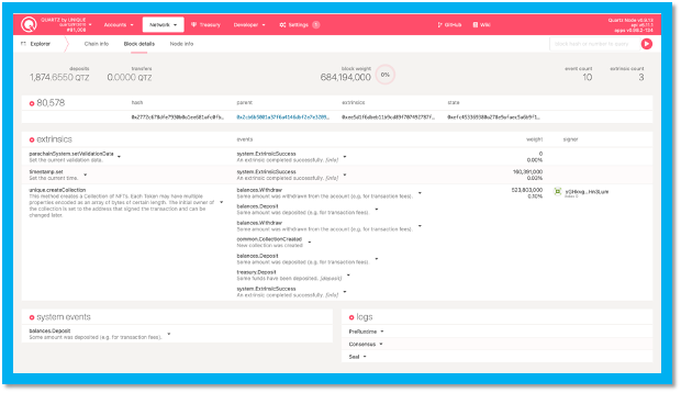 Unique Network tweet media
