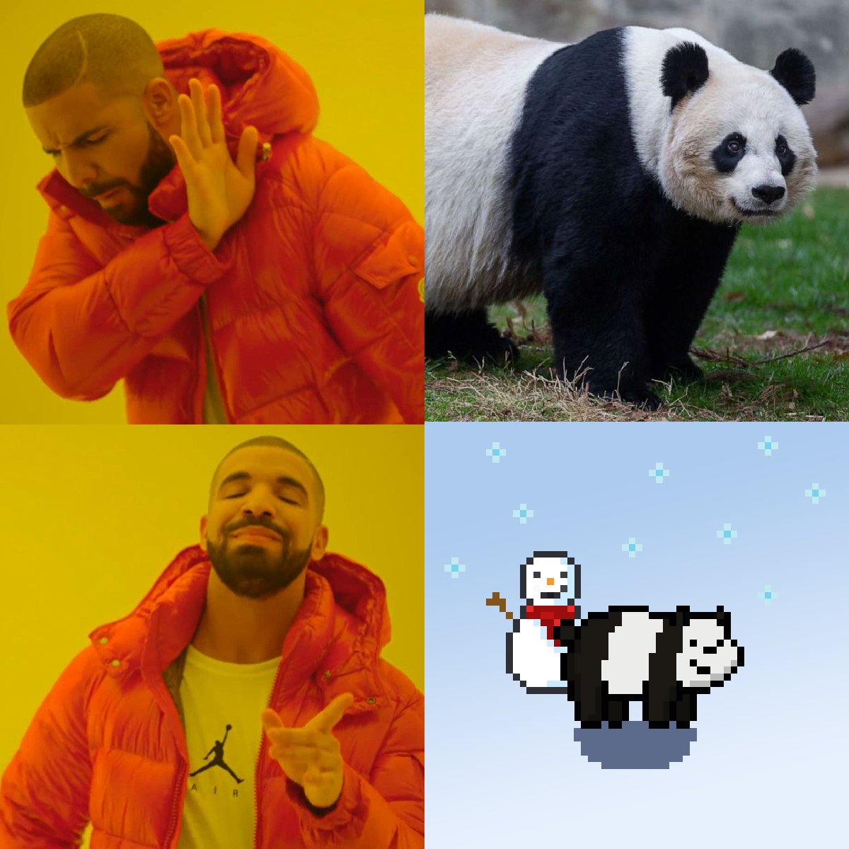 BulkyBearsClub's tweet photo. How cute is the bulky panda 🐼❄️ https://t.co/EW70LMOKTK