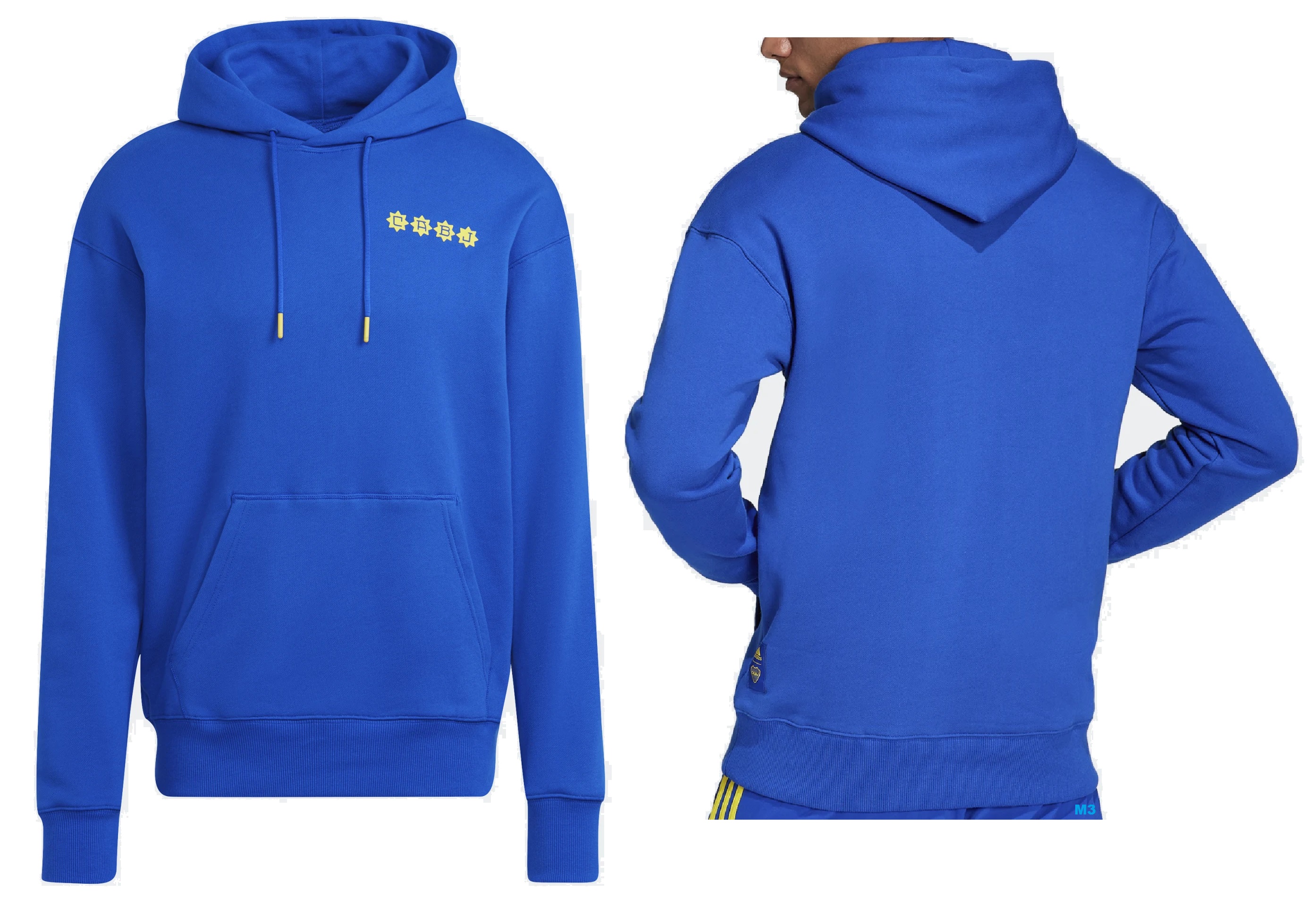 Buzo con capucha boca juniors 3 tiras sale