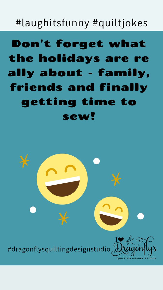 DragonflysQuilt's tweet photo. Just saying!
Gotta love quilty humor!  

#laughitsfunny 
#quiltjokes
#dfqsbraingames
#braingames
#quilting https://t.co/CDVICoDs4z