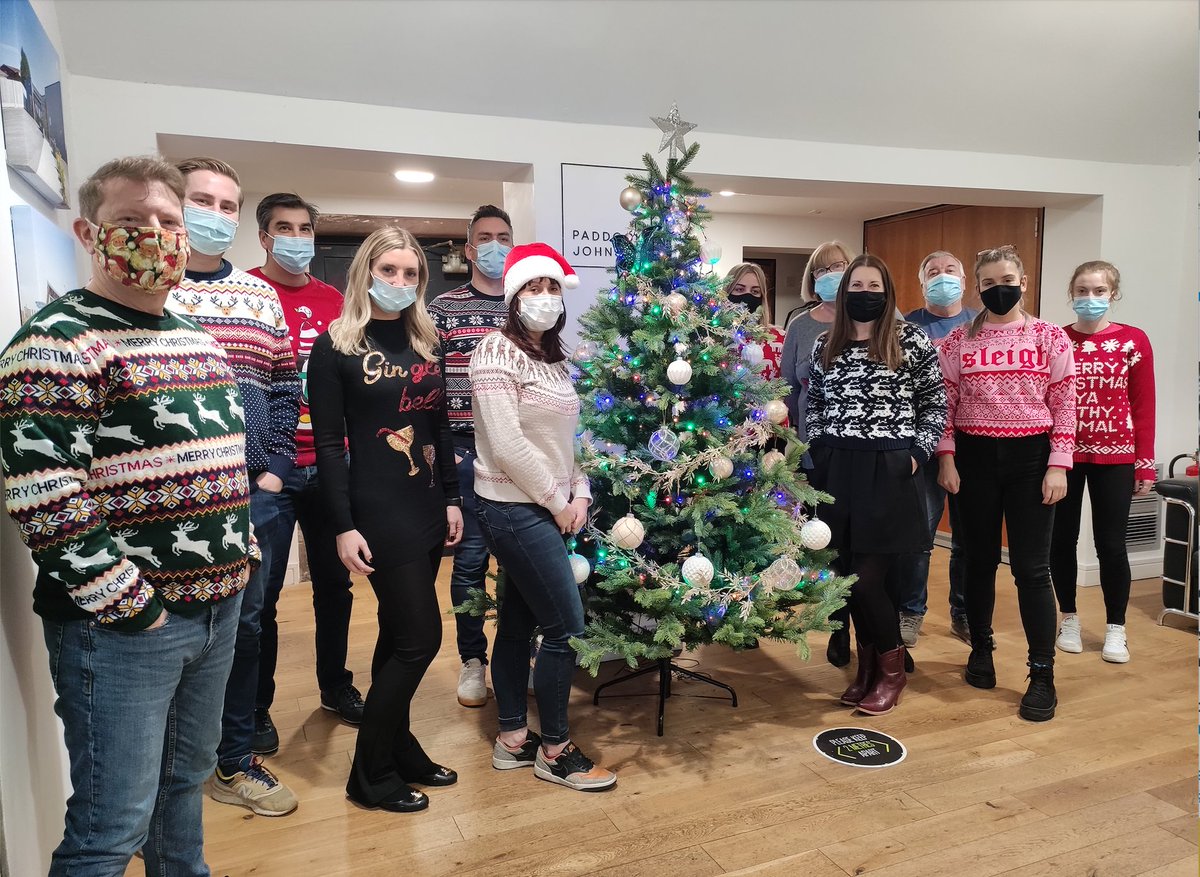 paddockjohnson's tweet photo. We are supporting @savechildrenuk #christmasjumperday. #Makingtheworldbetterinasweater. If you are working from home and would like to get involved and support #christmasjumperday you can donate £2 by texting JINGLE to 70050. https://t.co/Fnpsac8H8t https://t.co/IEBrBUDrof