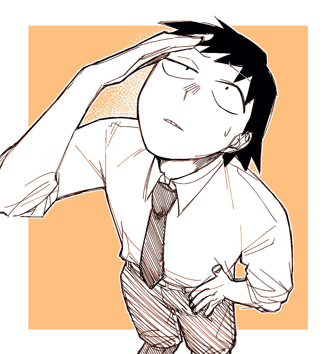 " ... 뭐가 떨어지는 거야..? " #sero.