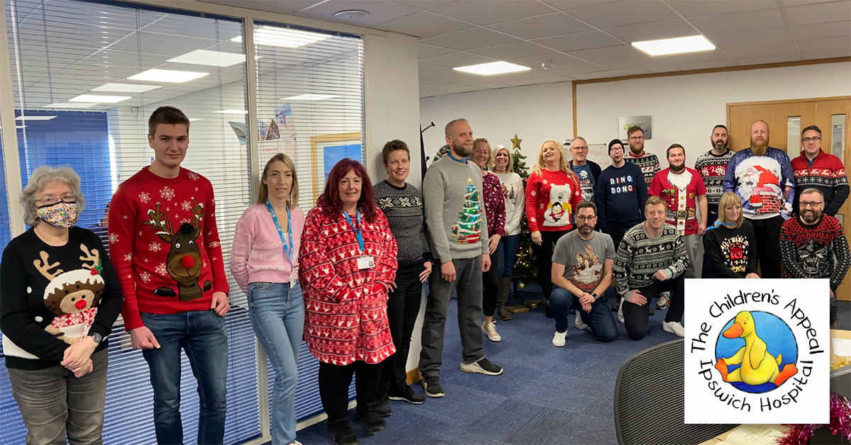 GetechEnterpris's tweet photo. Getech staff gathered to celebrate #ChristmasJumperDay while raising money for @cihospcharity #TheChildrensAppeal

Donate here to help: https://t.co/r0gAExPCOH https://t.co/2yw56KRXEH