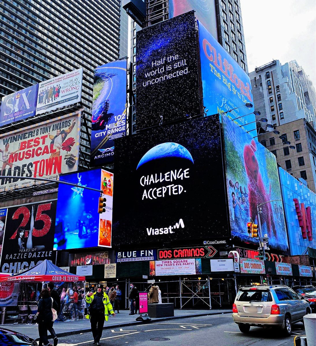 Look who was spotted in iconic Times Square this week! #UnlockingOpportunity