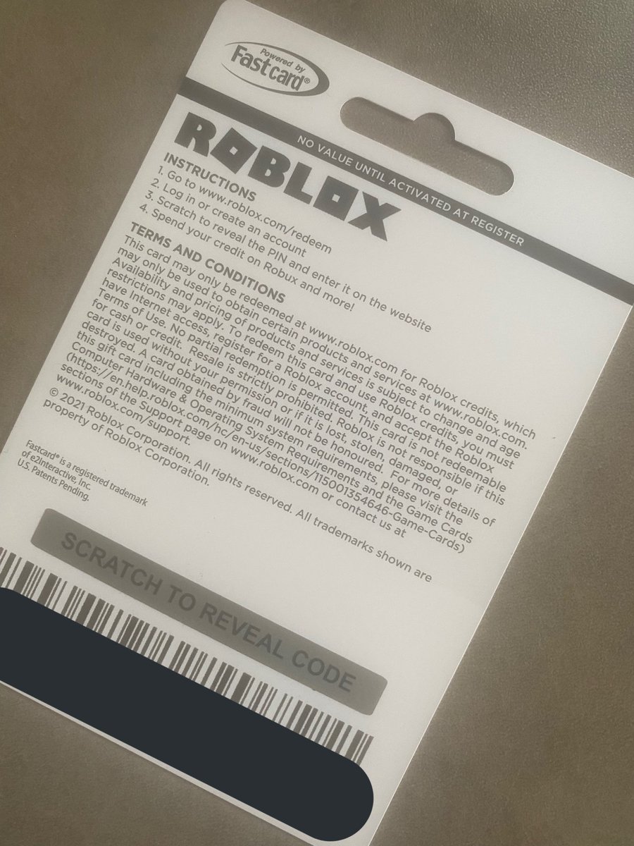 Roblox $10-$100 Gift Card – Activate and add value after Pickup, $0.10  removed at Pickup - Ralphs