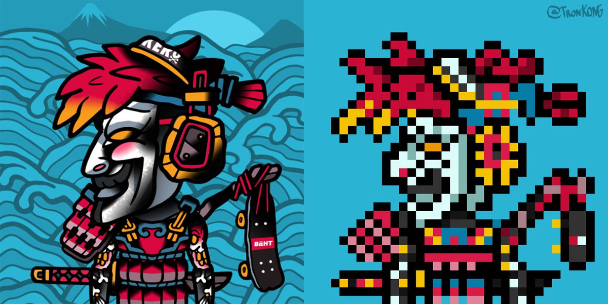 doganinmucidi's tweet photo. We've got some talent in the HOWL fam 👹❤️

Love this piece by @tron_derezzed82 

NFTs bring a group of people together into one big family of artists, collectors and enthusiasts. #NFT #NFTs #NFTCommunity #NFTartists #NFTart #NFTDrop $ETH https://t.co/ItcfiFuOfa