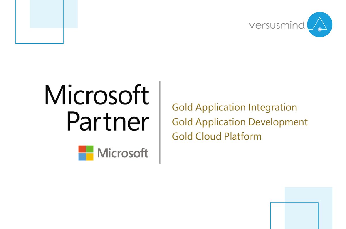 🤝 Nous sommes dorénavant #Microsoft Gold #Cloud #Platform #Partner💪Notre offre : réalisation, migration et maintenance de services et applications cloud. Notre objectif : proposer des solutions Cloud en constante évolution et sécurisées.
#versusmind #afersys #it #tech #digital