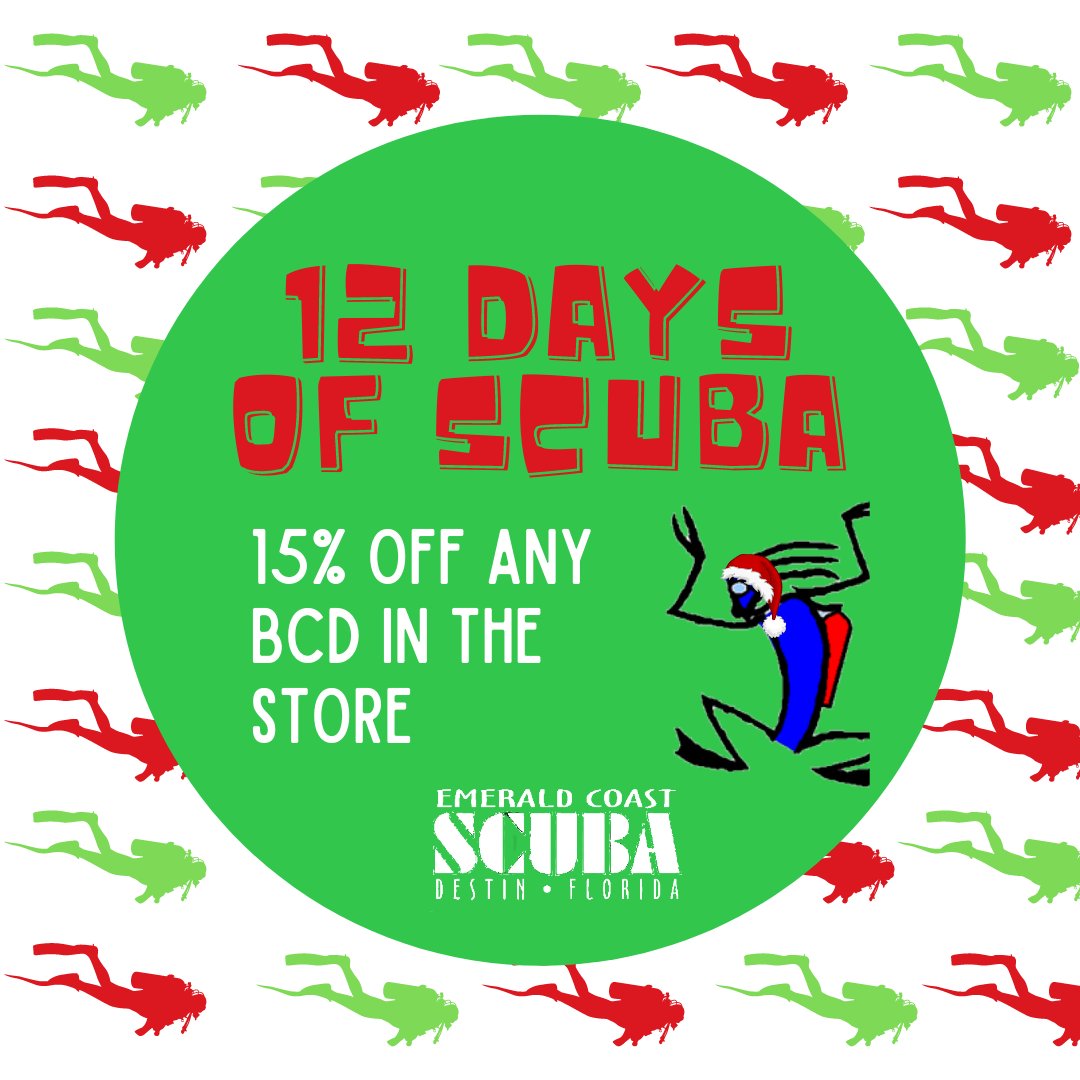 Say goodbye to rental BC’s forever..
Todays deal is one you won’t want to miss with 15% off any BCD in the store! 
We’ve got BCD’s by Zeagle, Mares, Atomic, TUSA, Mares, Oceanic, Sherwood, Hollis, and more! Stop by the shop today and find your perfect fit! 
#scuba #scubadivers