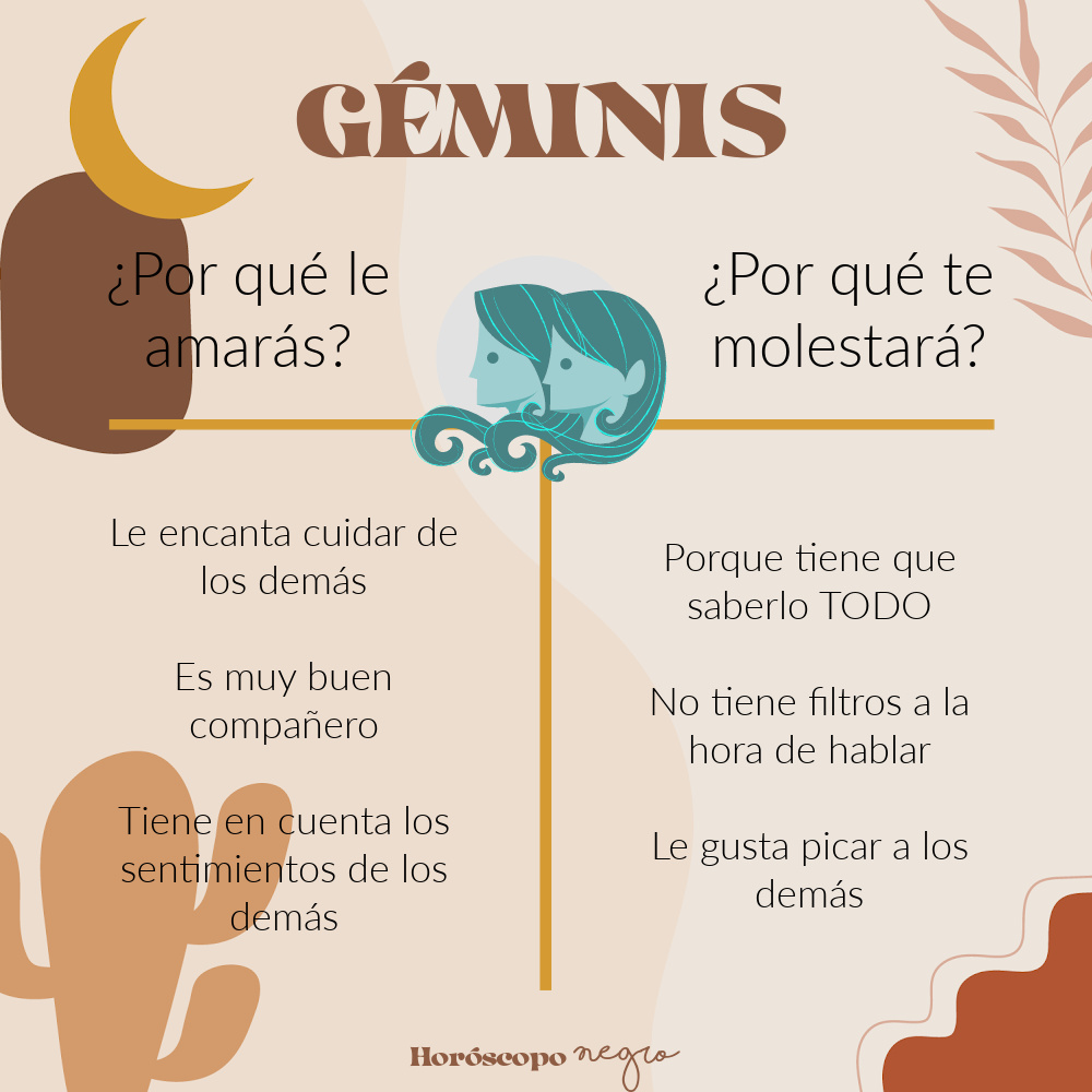 #Geminis, ¿por qué le amarás? VS ¿por qué te molestará? ✨🔮✨ #horoscoponegro