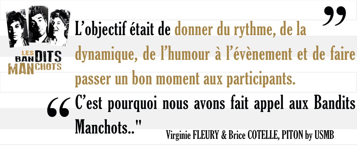 [Témoignage] Le 2 juillet dernier, nous étions aux côtés des équipes de <a href="/PITONbyUSMB/">PITON by USMB</a> pour les aider dans l’organisation et l’animation de leurs PITONS AWARDS.
@CotelleB et <a href="/VirginieFleury/">Virginie Fleury</a> reviennent sur cet event et répondent à nos questions !
lesbanditsmanchots.net/2021/12/10/ret…
