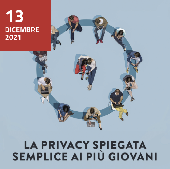 #cosedagarante | Vi aspettiamo lunedì 13 dicembre ore 18.00 per la presentazione de "La privacy spiegata semplice ai più giovani (e ai loro genitori)" che abbiamo scritto con <a href="/pelela/">Michela Massimi</a>. Il testo è disponibile su <a href="/Mond_Edu/">Mondadori Education</a>, nelle librerie e online.
Info: bit.ly/3IzqSS9