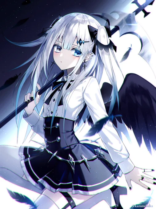 #絵柄が好みって人にフォローされたい 

キラキラなゴシック女の子が多いです!💠✨ 