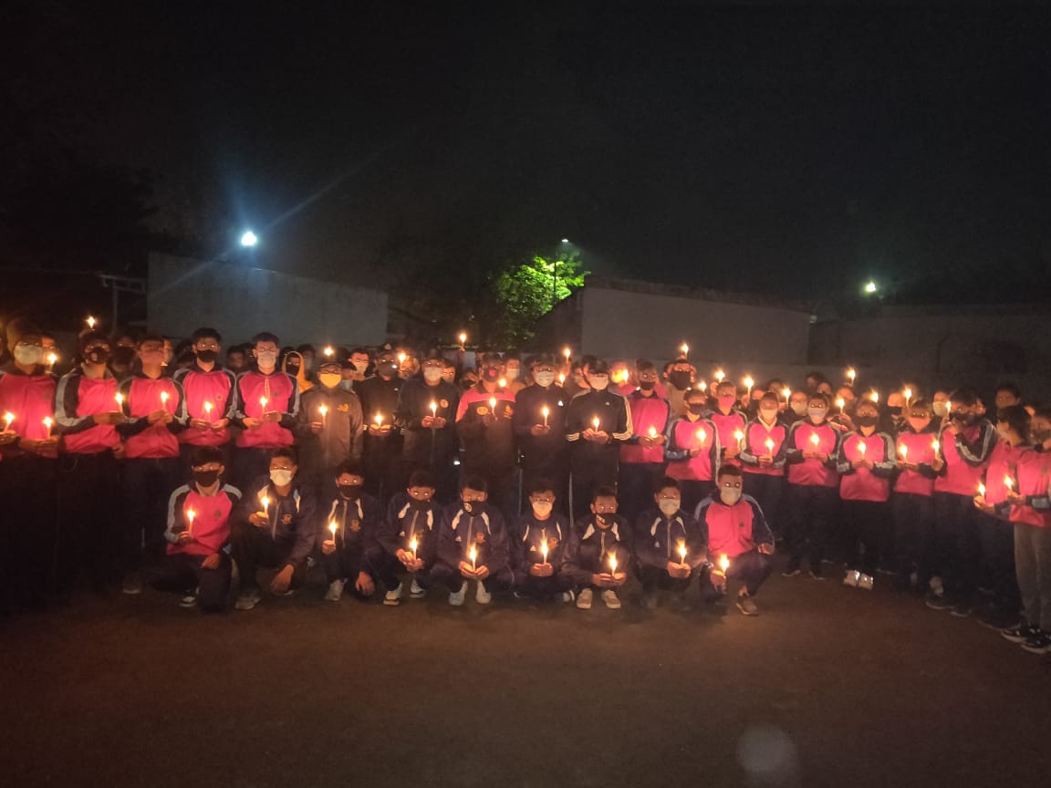 NCCDteJKL's tweet photo. #Homage to #Martyrs Officers,Ladies,staff and NCC Cadets of JK&amp;L Directorate paid homage to CDS and other Martyrs of the helicopter crash in solemn functions at the Dte and many places in J&amp;K and Ladakh @HQ_DG_NCC @prodefencejammu @PRODefSrinagar @PRODefSrinagar @RanjanMahajan6 https://t.co/Cfre38uHWT