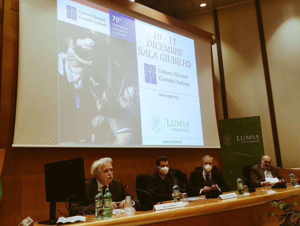 GaranteLiberta's tweet photo. #MauroPalma, partecipa al 70° Congresso Nazionale di Studi dell'Unione Giuristi Cattolici Italiani alla @UniLUMSA di Roma #UGCI https://t.co/qan2KrUy2n